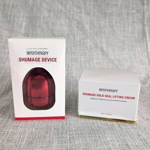 Meditherapy Gold Seal Lifting Cream set with EMS Shumage LED Device, K-Beauty